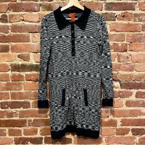 Missoni for Target Space Dye Collared Polo Dress Long Sleeve Size Medium